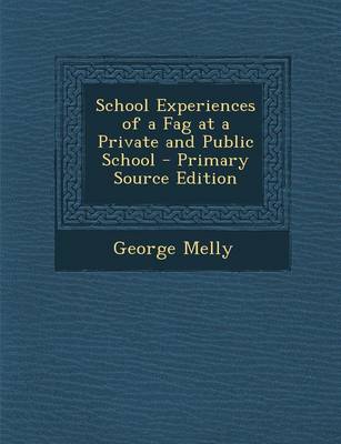 Book cover for School Experiences of a Fag at a Private and Public School - Primary Source Edition