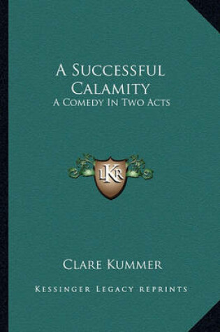 Cover of A Successful Calamity a Successful Calamity
