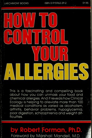 Cover of How to Control Your Allergies