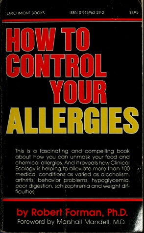 Book cover for How to Control Your Allergies