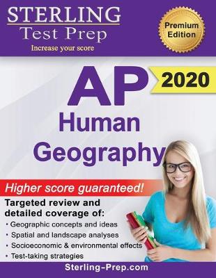 Book cover for Sterling Test Prep AP Human Geography