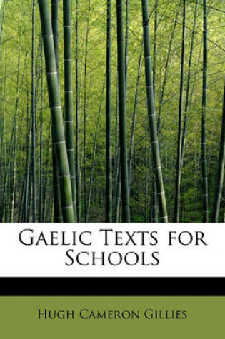 Cover of Gaelic Texts for Schools