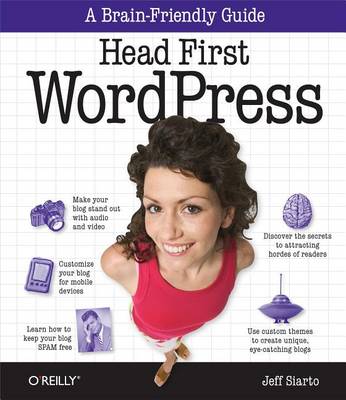 Book cover for Head First Wordpress