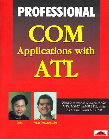 Book cover for Professional Com Applications with Atl