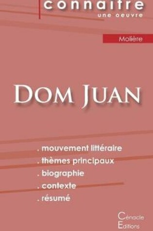 Cover of Fiche de lecture Dom Juan de Moliere (analyse litteraire de reference et resume complet)