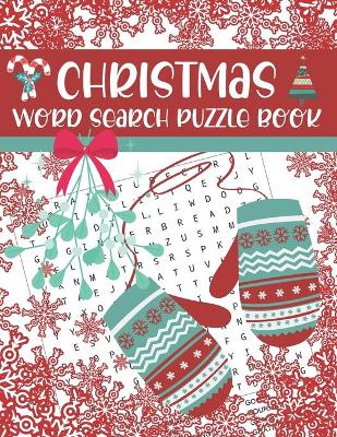 Book cover for Christmas Word Search Puzzle Book