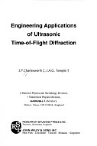 Cover of Engineering Applications of Ultrasonic Time-of-flight Diffraction