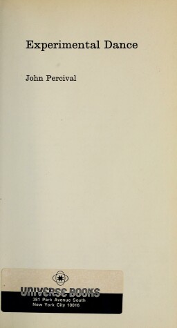 Book cover for Experimental Dance