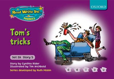 Book cover for Read Write Inc Phonics Fiction Set 2A Purple Tom's Tricks