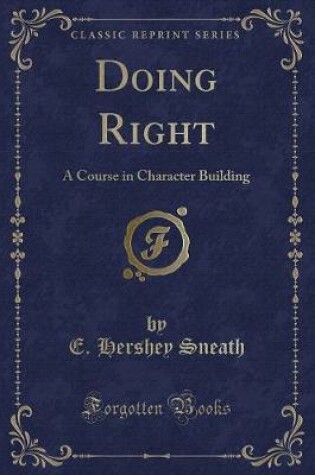 Cover of Doing Right