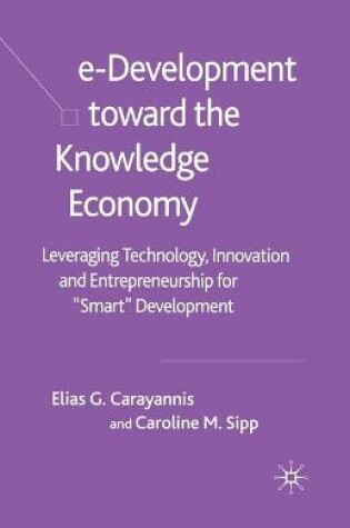 Cover of e-Development Toward the Knowledge Economy