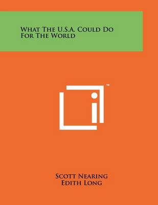 Book cover for What the U.S.A. Could Do for the World