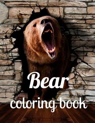 Book cover for Bear coloring book