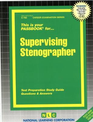 Book cover for Supervising Stenographer