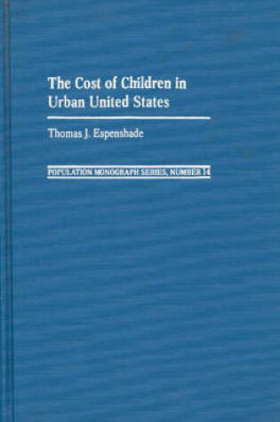 Cover of The Cost of Children in Urban United States