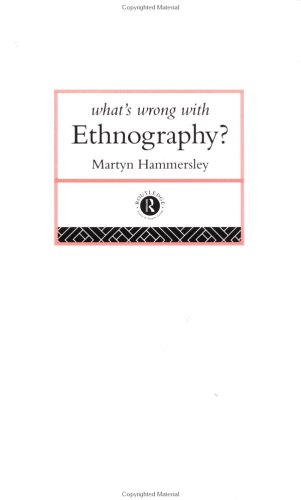 Book cover for What's Wrong with Ethnography?