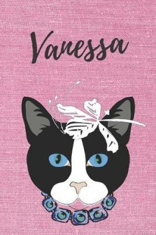 Cover of Vanessa Katzen-Notizbuch / Malbuch / Tagebuch