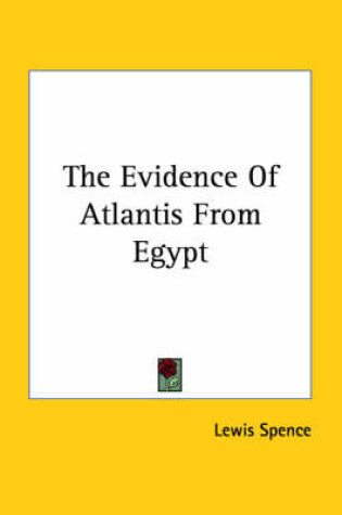 Cover of The Evidence of Atlantis from Egypt