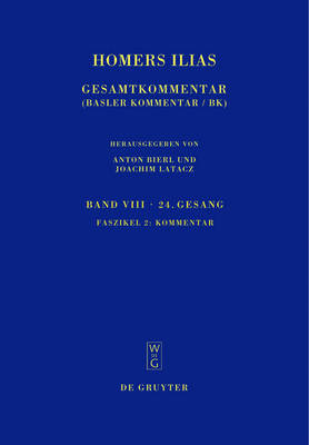 Cover of Homers Ilias: Gesamtkommentar, Band VIII