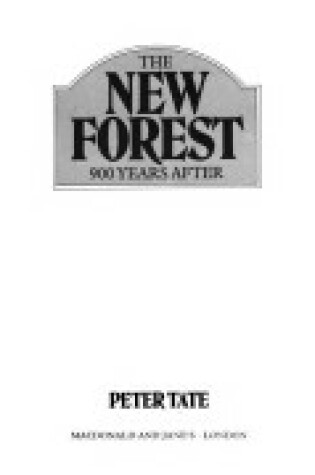 Cover of New Forest