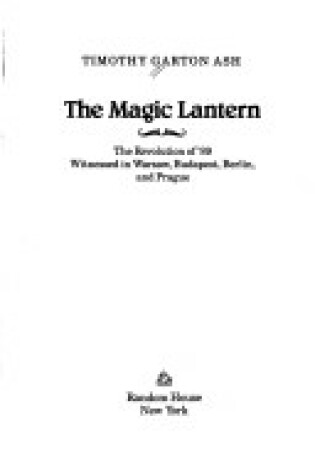 Cover of The Magic Lantern