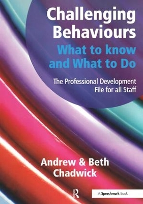 Book cover for Challenging Behaviours - What to Know and What to Do