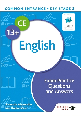 Book cover for Common Entrance 13+ English Exam Practice Questions and Answers