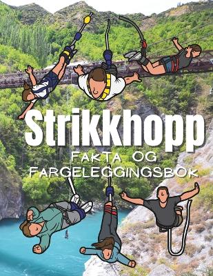 Book cover for Strikkhopp fakta og fargeleggingsbok