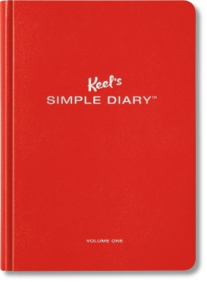 Book cover for Keel's Simple Diary Volume One (red)