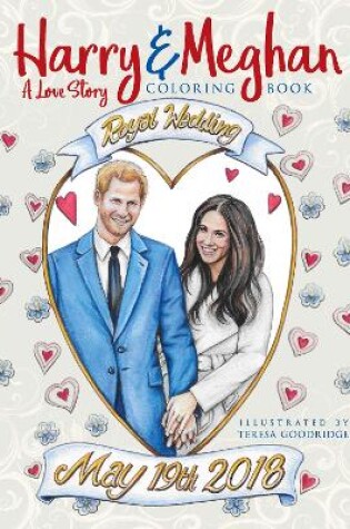 Cover of Harry and Meghan: A Love Story Coloring Book