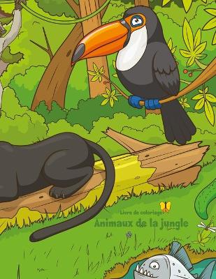 Cover of Livre de coloriage Animaux de la jungle 1 & 2