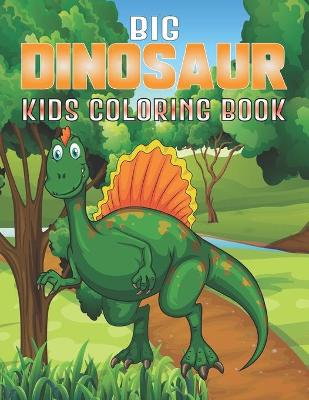 Book cover for Big Dinosaur Kids Coloring Book