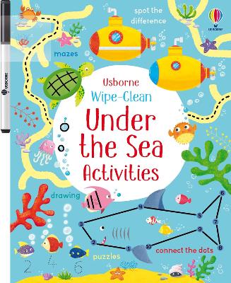 Book cover for Wipe-Clean Under the Sea Activities