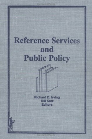Cover of Reference Services and Public Policy