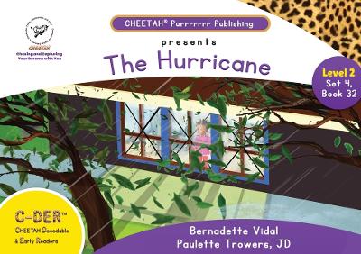 Book cover for C-DER (Cheetah Decodable & Early Readers) Set 4, Book 32, The Hurricane