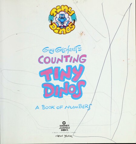 Book cover for Guy Gilchrist's Counting Tiny Dinos