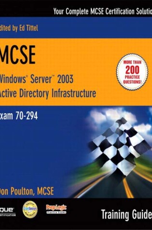 Cover of Windows Server 2003 Active Directory Infrastructure