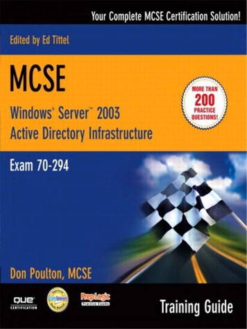 Book cover for Windows Server 2003 Active Directory Infrastructure