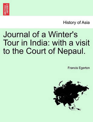 Book cover for Journal of a Winter's Tour in India