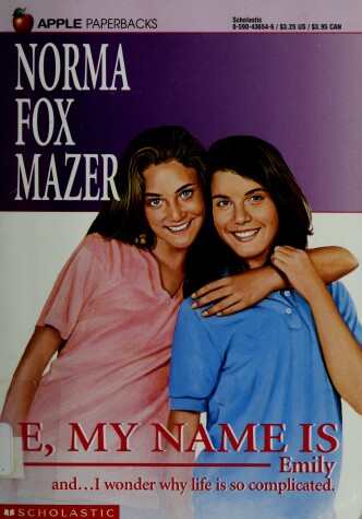 Book cover for E, My Name is Emily