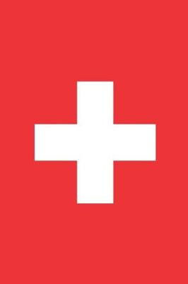 Book cover for Switzerland Flag Notebook - Swiss Flag Book - Switzerland Travel Journal