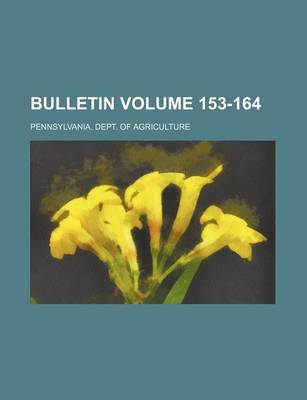 Book cover for Bulletin Volume 153-164