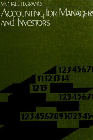 Cover of Accounting for Managers and Investors