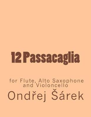 Cover of 12 Passacaglia for Flute, Alto Saxophone and Violoncello