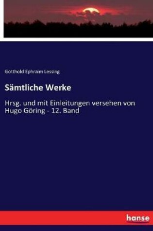 Cover of Samtliche Werke