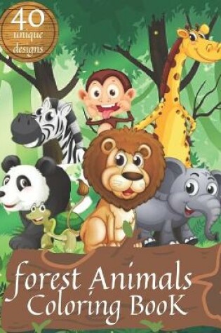 Cover of Forest Animals Coloring Book