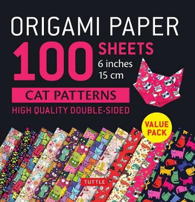 Cover of Origami Paper 100 sheets Cat Patterns 6 (15 cm)