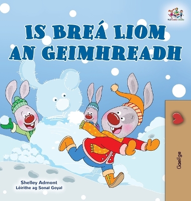 Cover of I Love Winter (Irish Book for Kids)