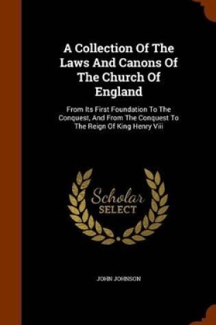 Cover of A Collection of the Laws and Canons of the Church of England