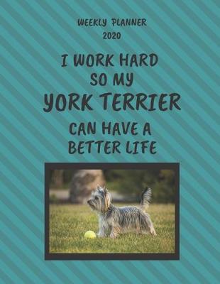 Book cover for York Terrier Weekly Planner 2020